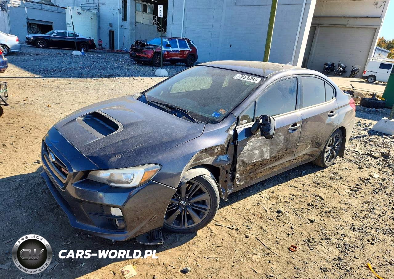 2015 Subaru Wrx Limited VIN:JF1VA1J65F9807085 - 1
