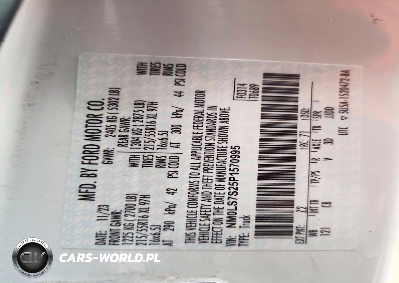 2023 Ford Transit Connect Xl Refrigerated Delivery Van VIN:NM0LS7S25P1570995 - 14