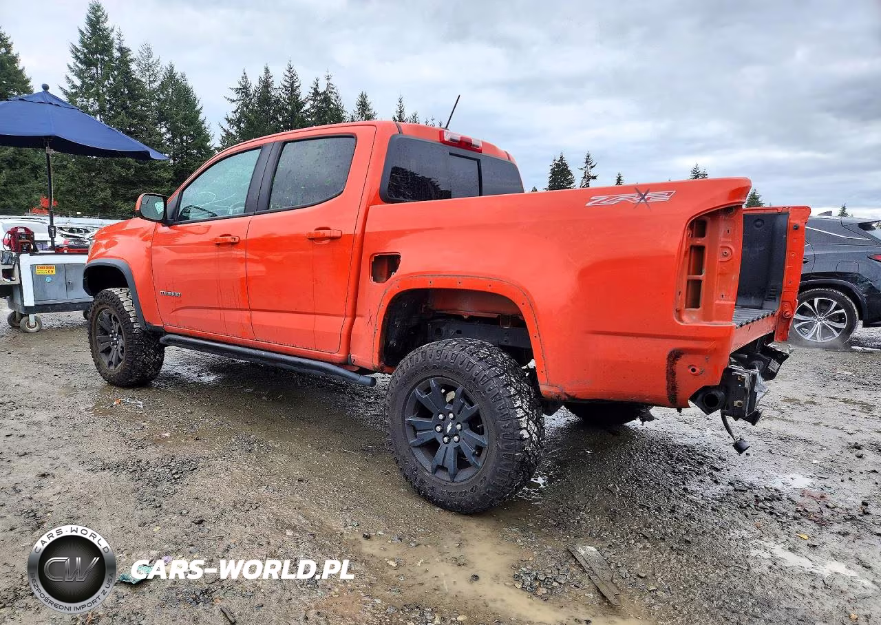 2019 Chevrolet Colorado Zr2 VIN:1GCGTEEN7K1146657 - 2
