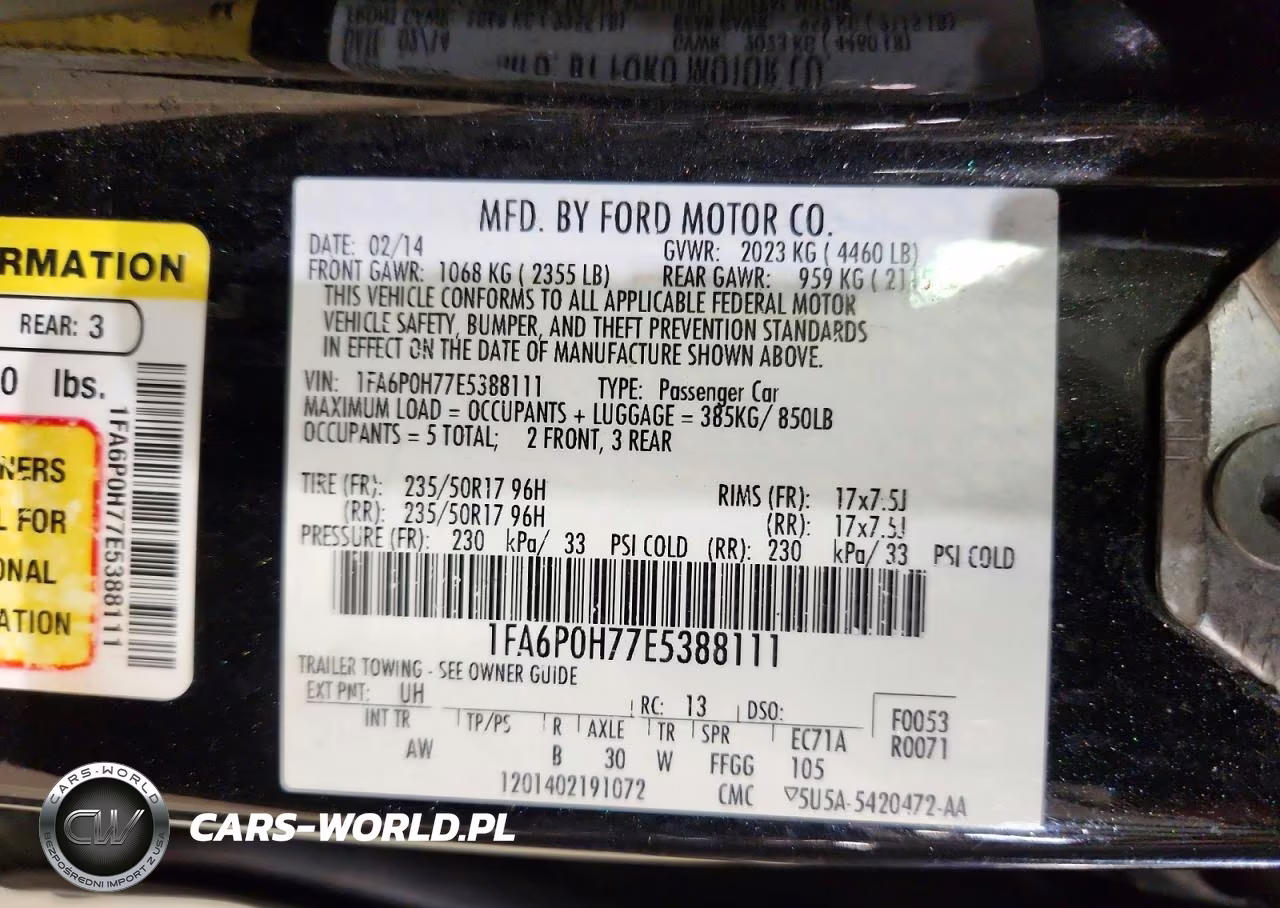 2014 Ford Fusion Se VIN:1FA6P0H77E5388111 - 12