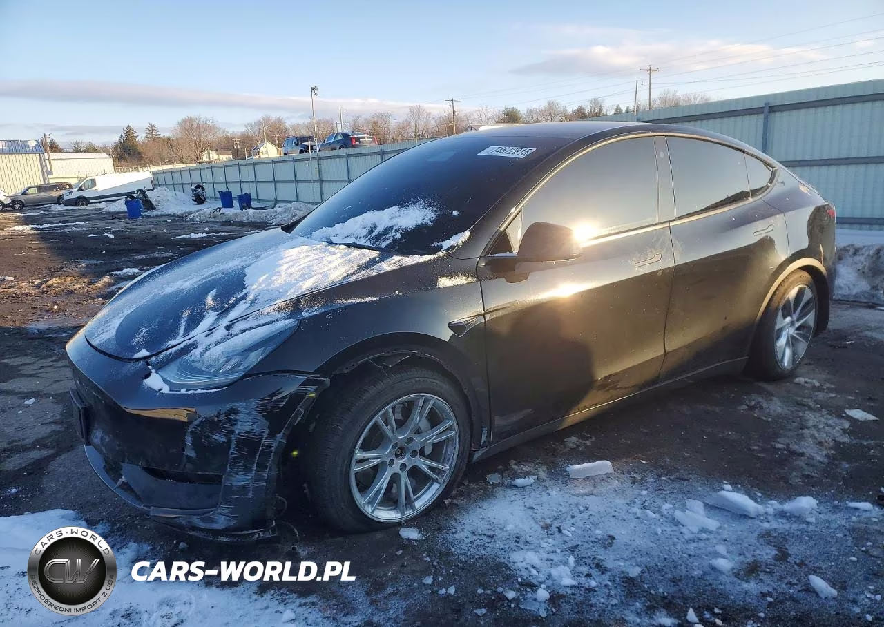 2021 Tesla Model Y VIN:5YJYGDEE1MF116969 - 1