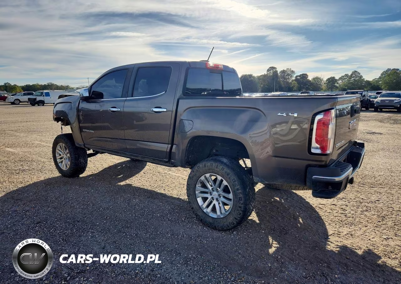 2016 GMC Canyon Slt VIN:1GTG6DE3XG1348822 - 2