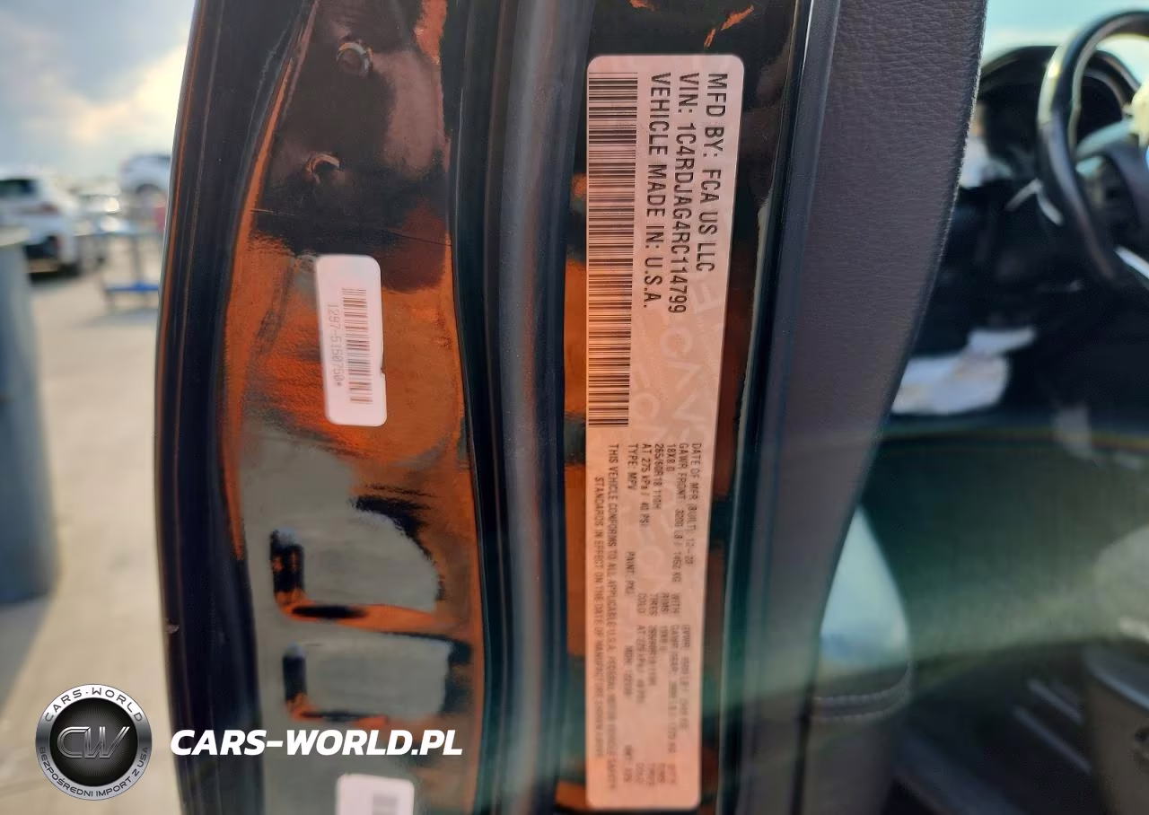 2024 Dodge Durango Sxt VIN:1C4RDJAG4RC114799 - 12
