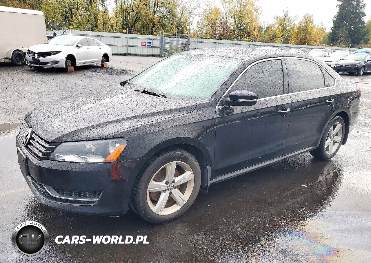 2013 Volkswagen Passat Se VIN:1VWBN7A30DC131894 - 1