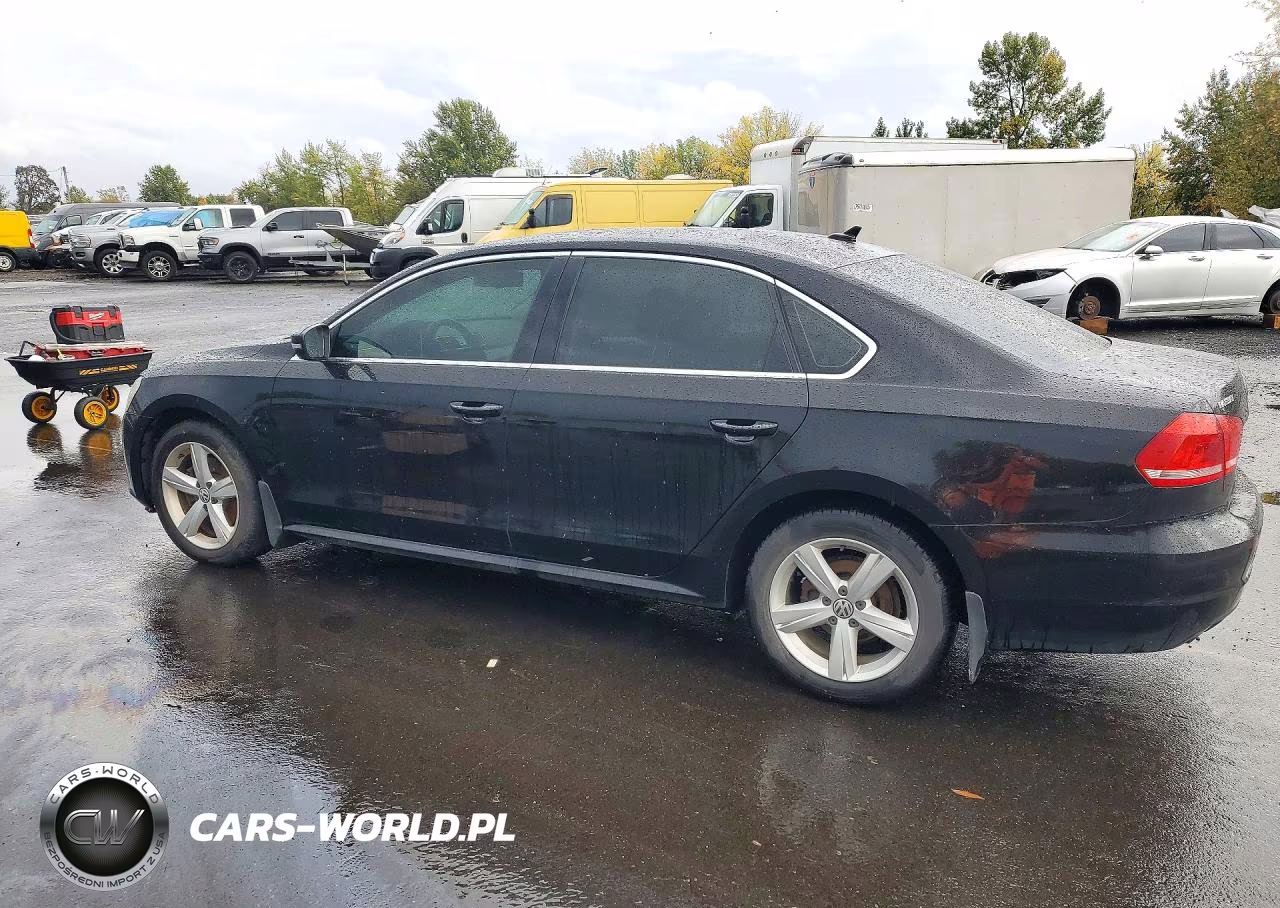 2013 Volkswagen Passat Se VIN:1VWBN7A30DC131894 - 2