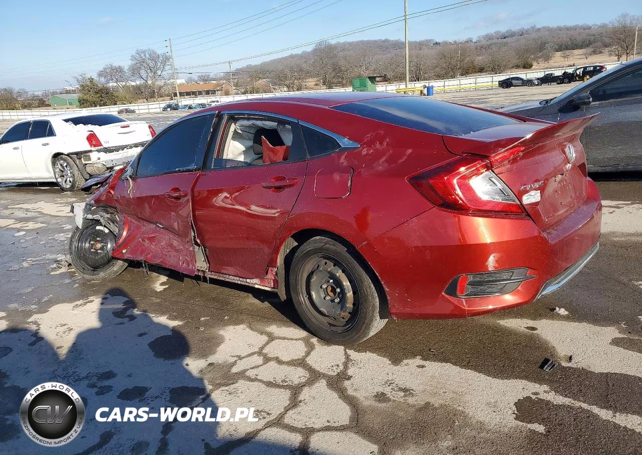 2020 Honda Civic Lx VIN:19XFC2F61LE005499 - 2