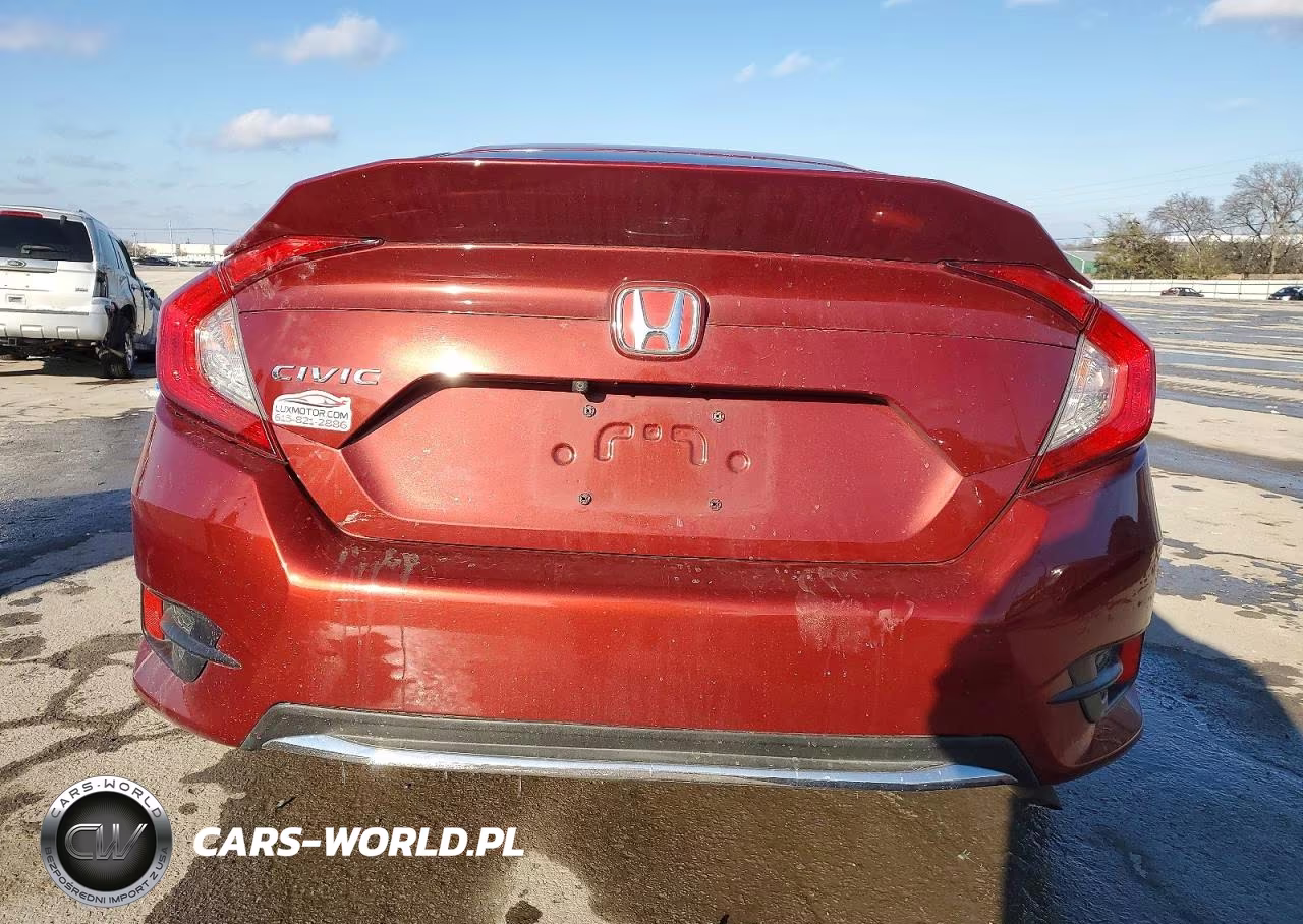 2020 Honda Civic Lx VIN:19XFC2F61LE005499 - 6