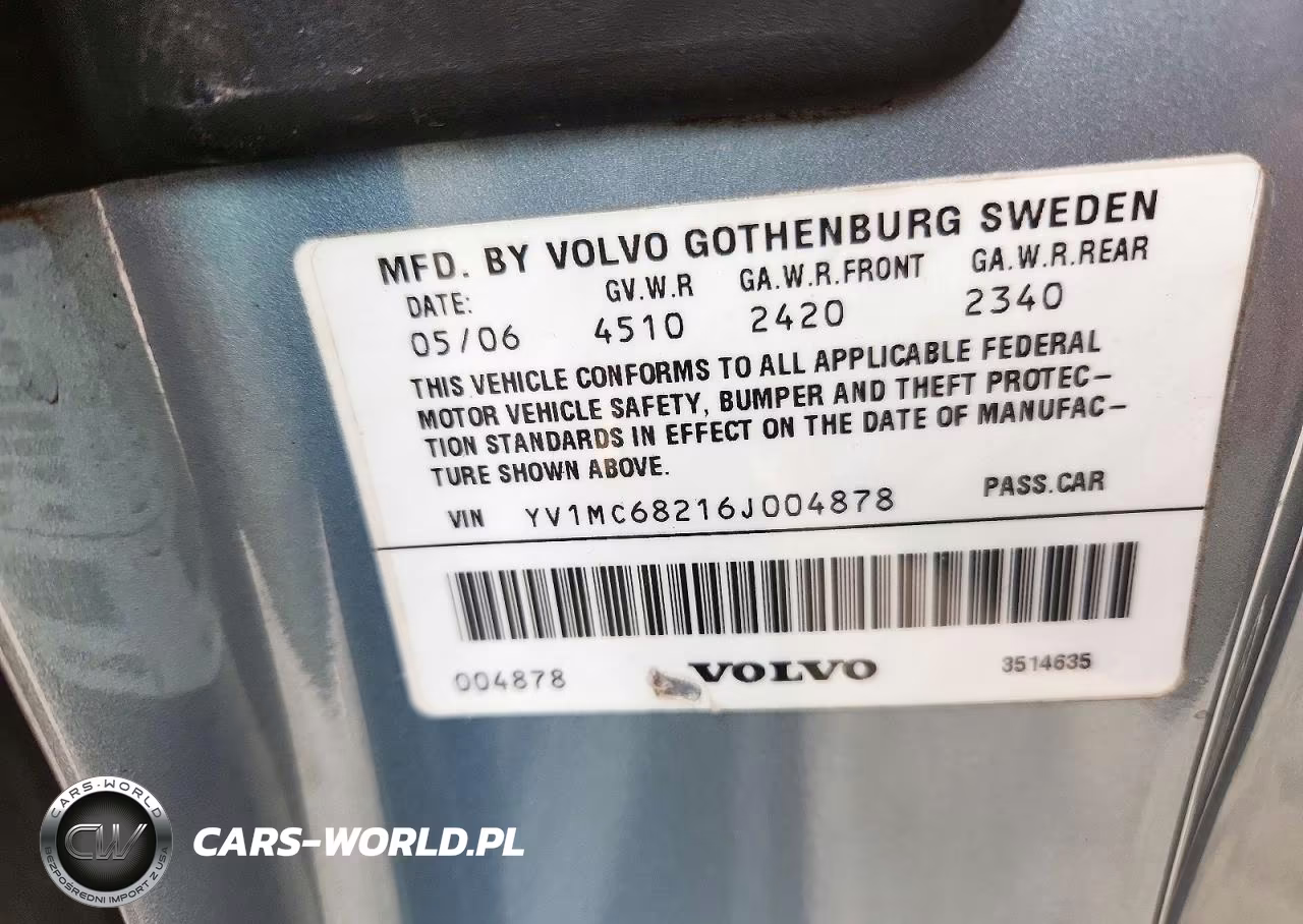 2006 Volvo C70 T5 VIN:YV1MC68216J004878 - 13