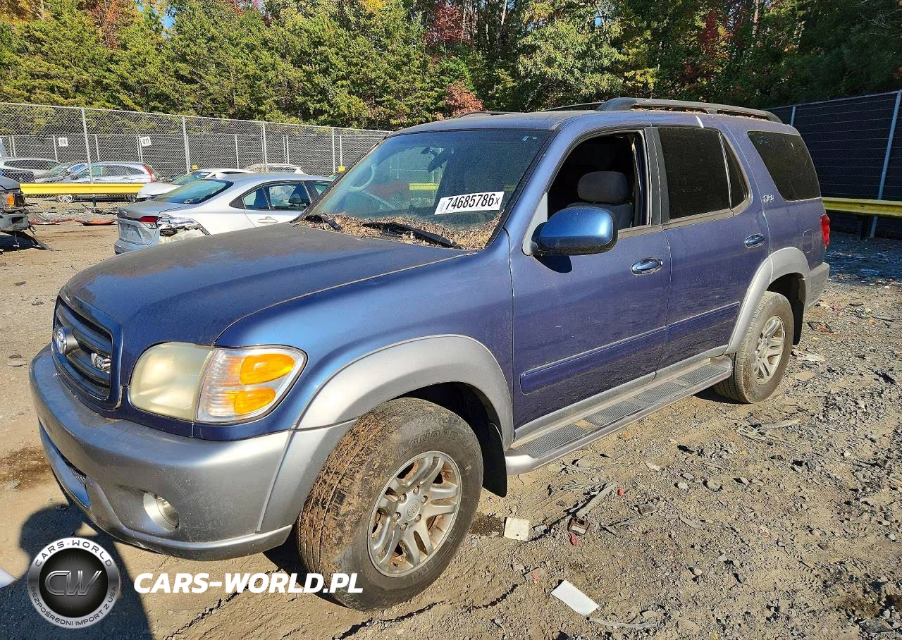 2003 Toyota Sequoia Sr5 VIN:5TDBT44A93S162267 - 1
