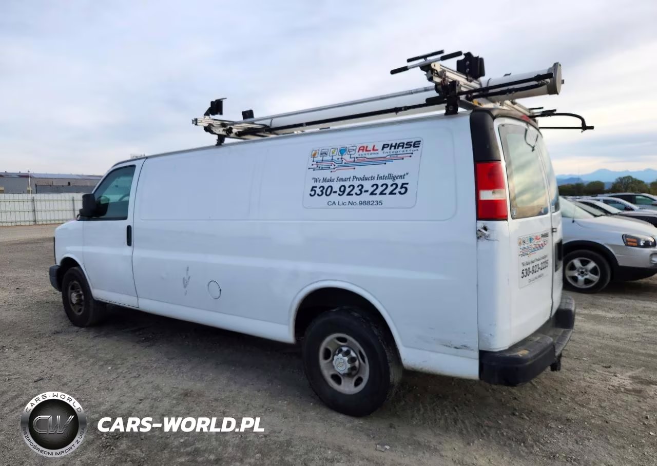 2014 Chevrolet Express 2500 Cargo Service Van VIN:1GCWGGFA0E1154997 - 2