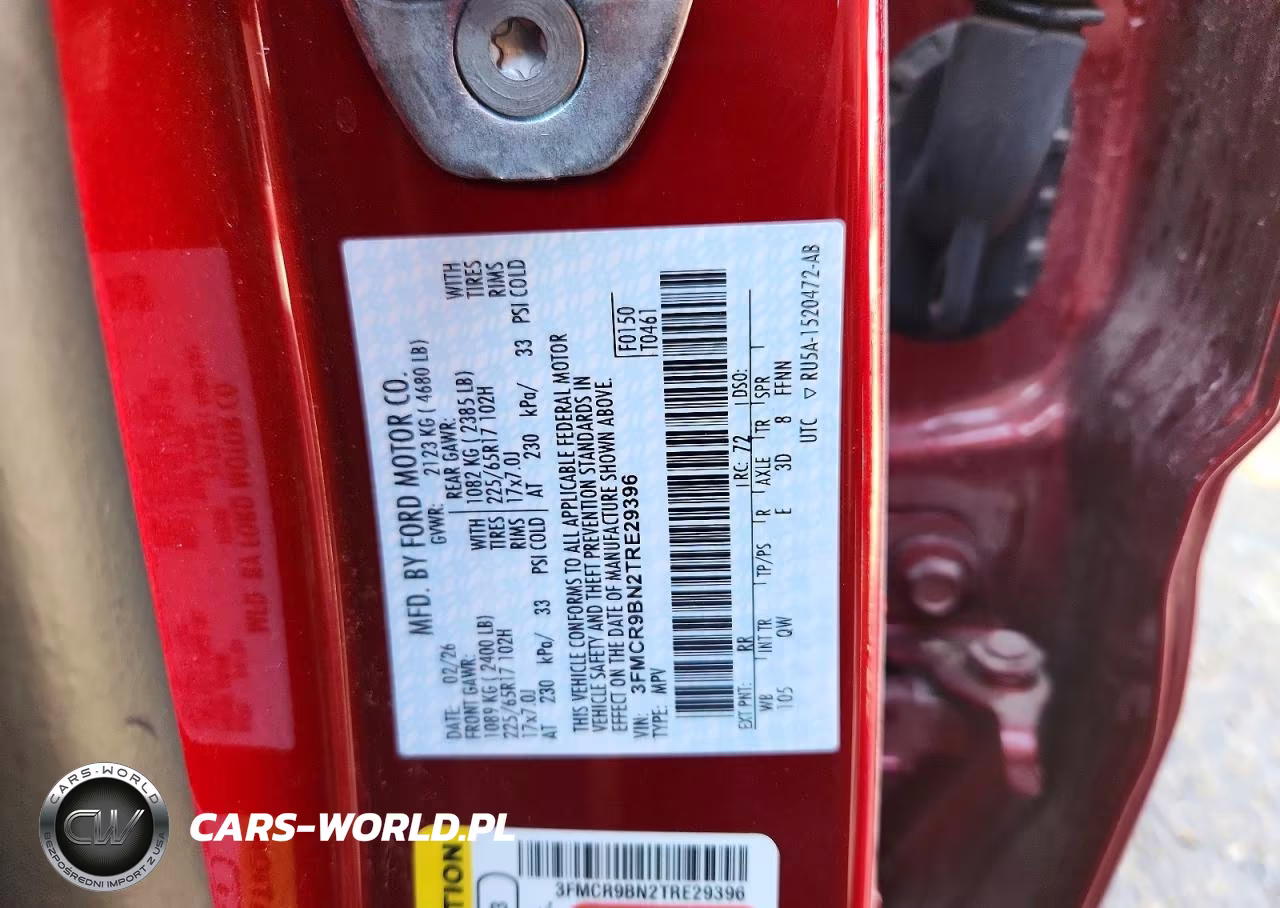 2026 Ford Bronco Sport Big Bend VIN:3FMCR9BN2TRE29396 - 13
