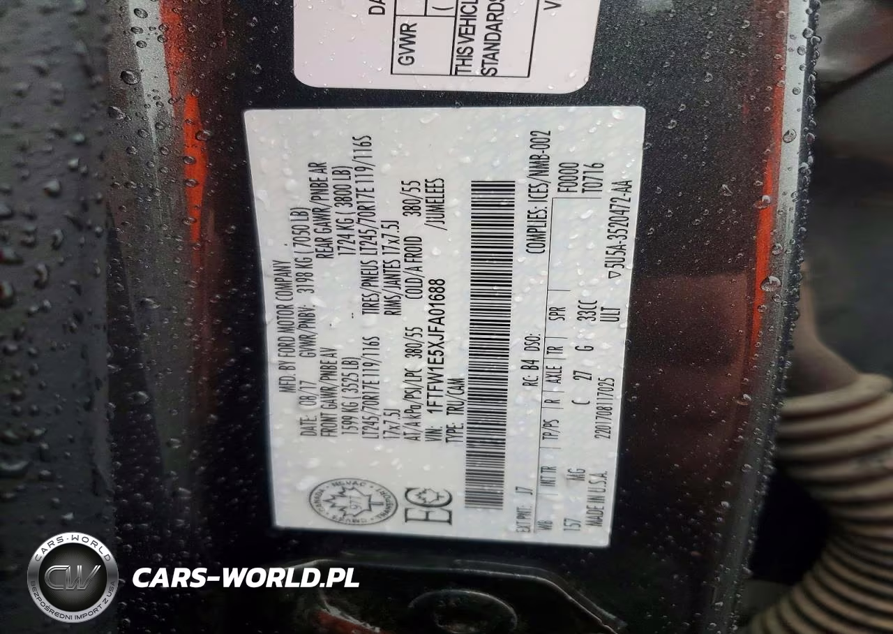 2018 Ford F150 Supercrew VIN:1FTFW1E5XJFA01688 - 12