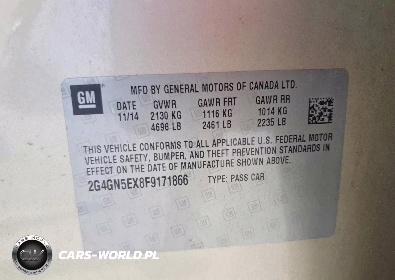 2015 Buick Regal Premium VIN:2G4GN5EX8F9171866 - 12