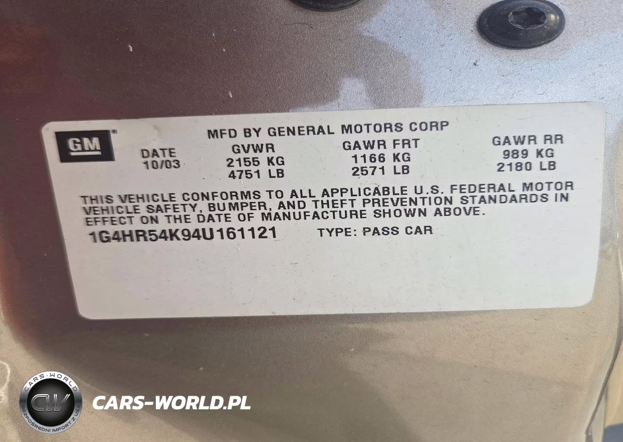 2004 Buick Lesabre Limited VIN:1G4HR54K94U161121 - 12