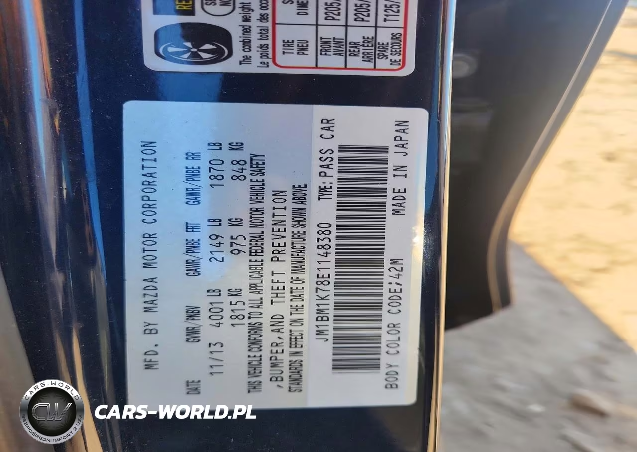 2014 Mazda 3 Sport VIN:JM1BM1K78E1148380 - 12