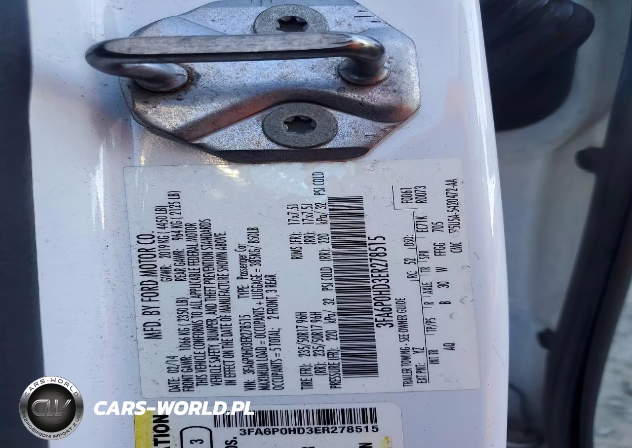 2014 Ford Fusion Se VIN:3FA6P0HD3ER278515 - 12