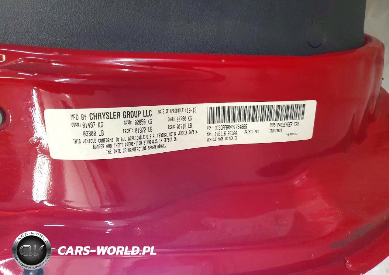 2013 Fiat 500 Sport VIN:3C3CFFBR4DT754865 - 13