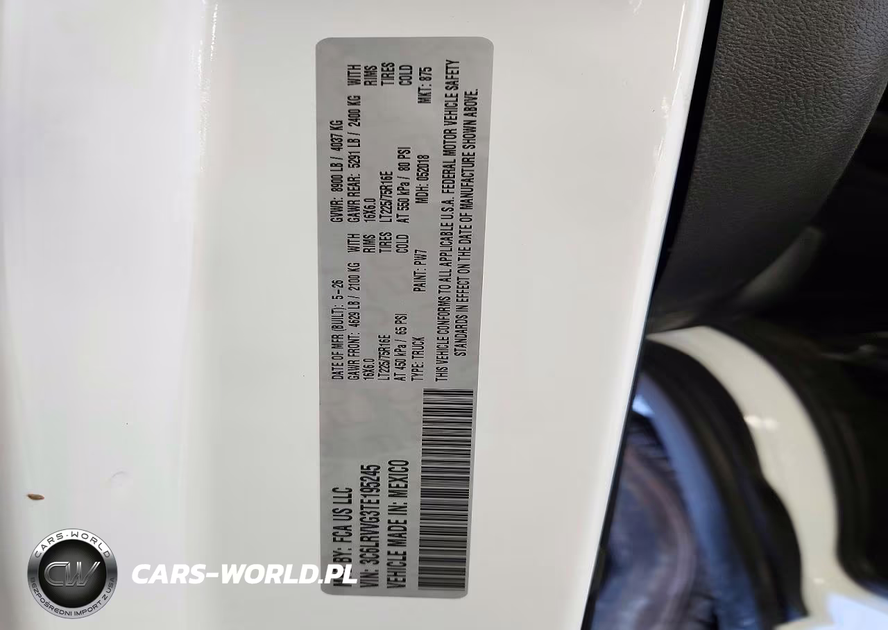 2026 Ram Promaster 2500 2500 Standard VIN:3C6LRVVG3TE195245 - 13