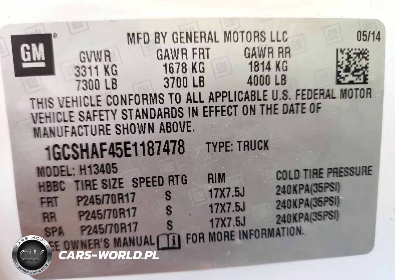 2014 Chevrolet Express G1500 VIN:1GCSHAF45E1187478 - 13