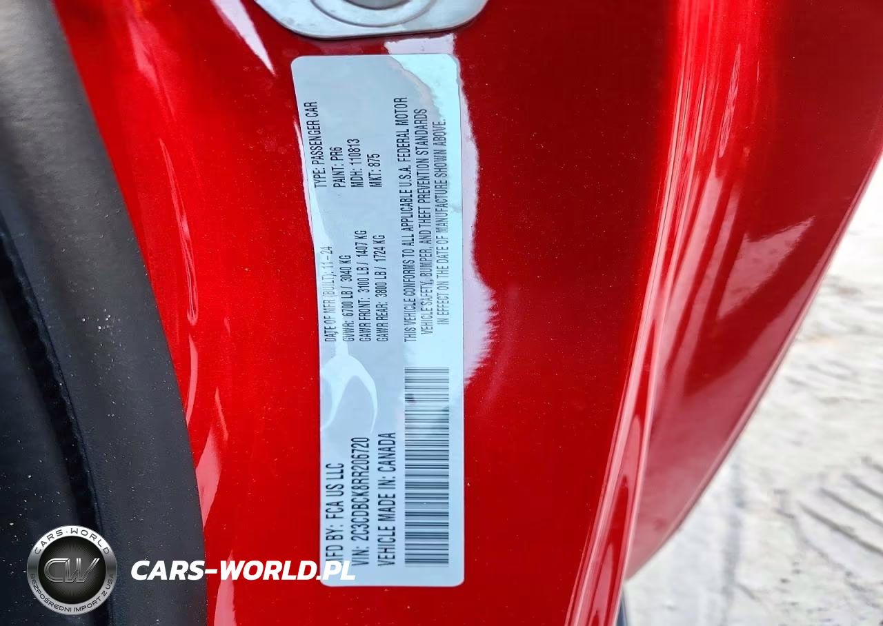 2024 Dodge Charger Daytona R-T VIN:2C3CDBCK8RR206720 - 12