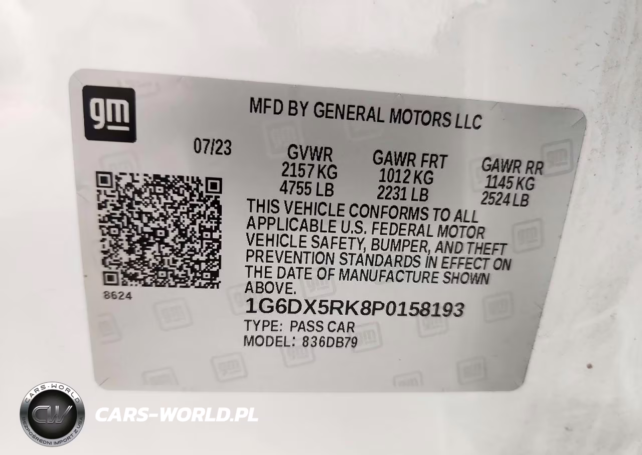 2023 Cadillac Ct5 Luxury VIN:1G6DX5RK8P0158193 - 12