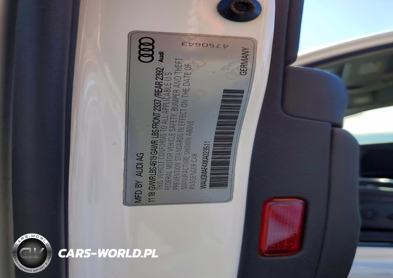 2019 Audi A4 Premium VIN:WAUGMAF4XKA023511 - 13