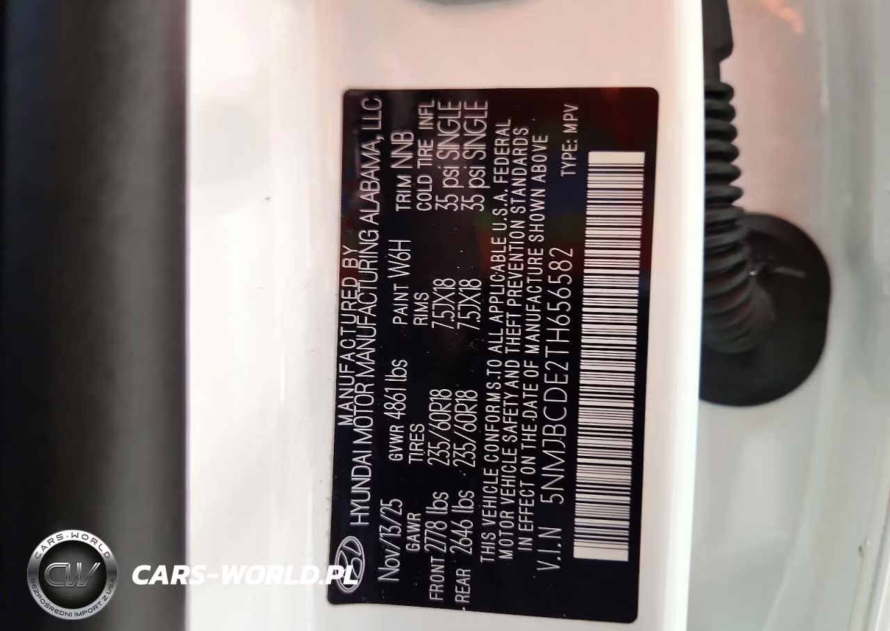 2026 Hyundai Tucson Sel VIN:5NMJBCDE2TH656582 - 13