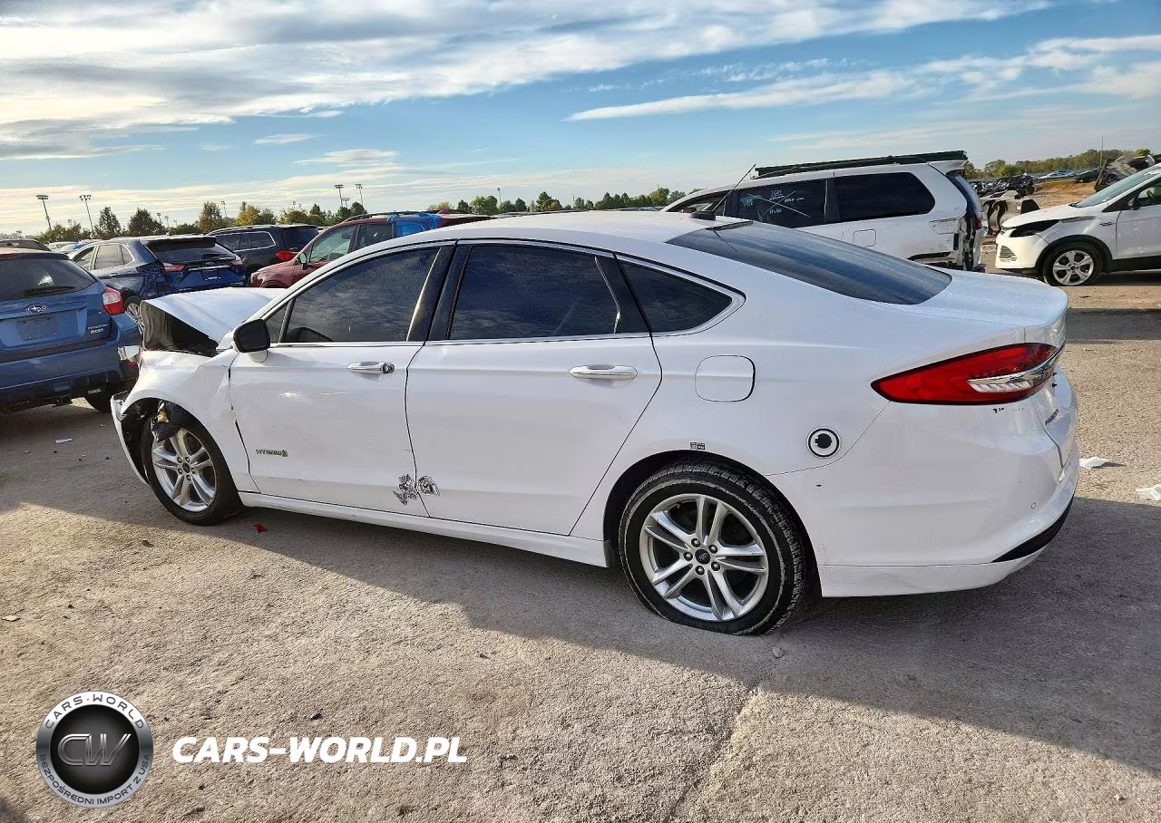 2018 Ford Fusion Se Hybrid VIN:3FA6P0LU7JR172098 - 2