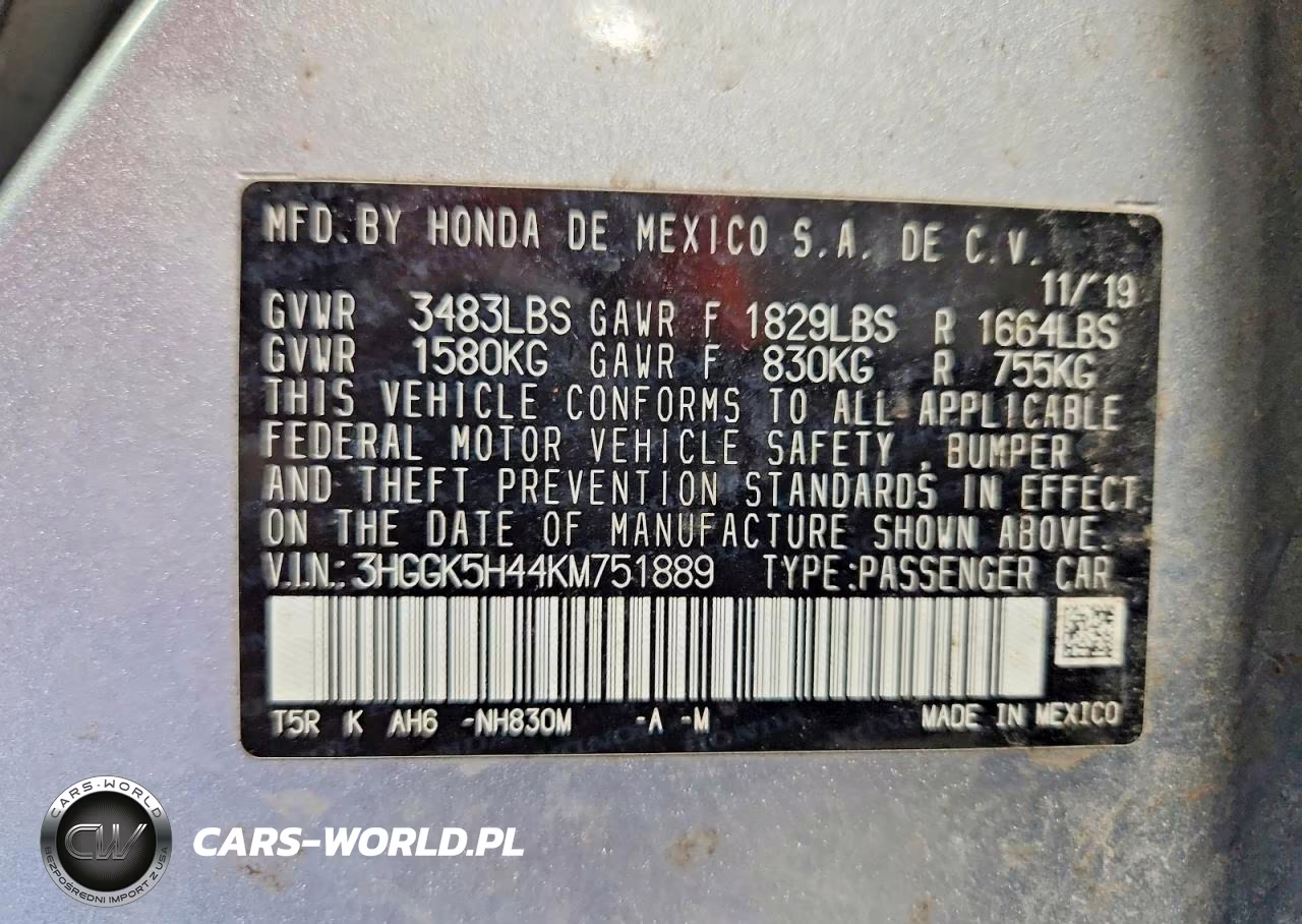 2019 Honda Fit Lx VIN:3HGGK5H44KM751889 - 25
