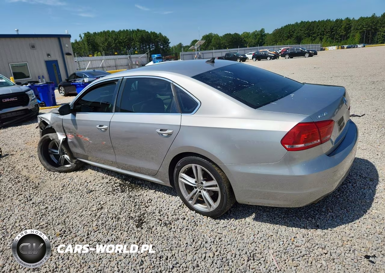 2014 Volkswagen Passat Se VIN:1VWBN7A31EC080942 - 2