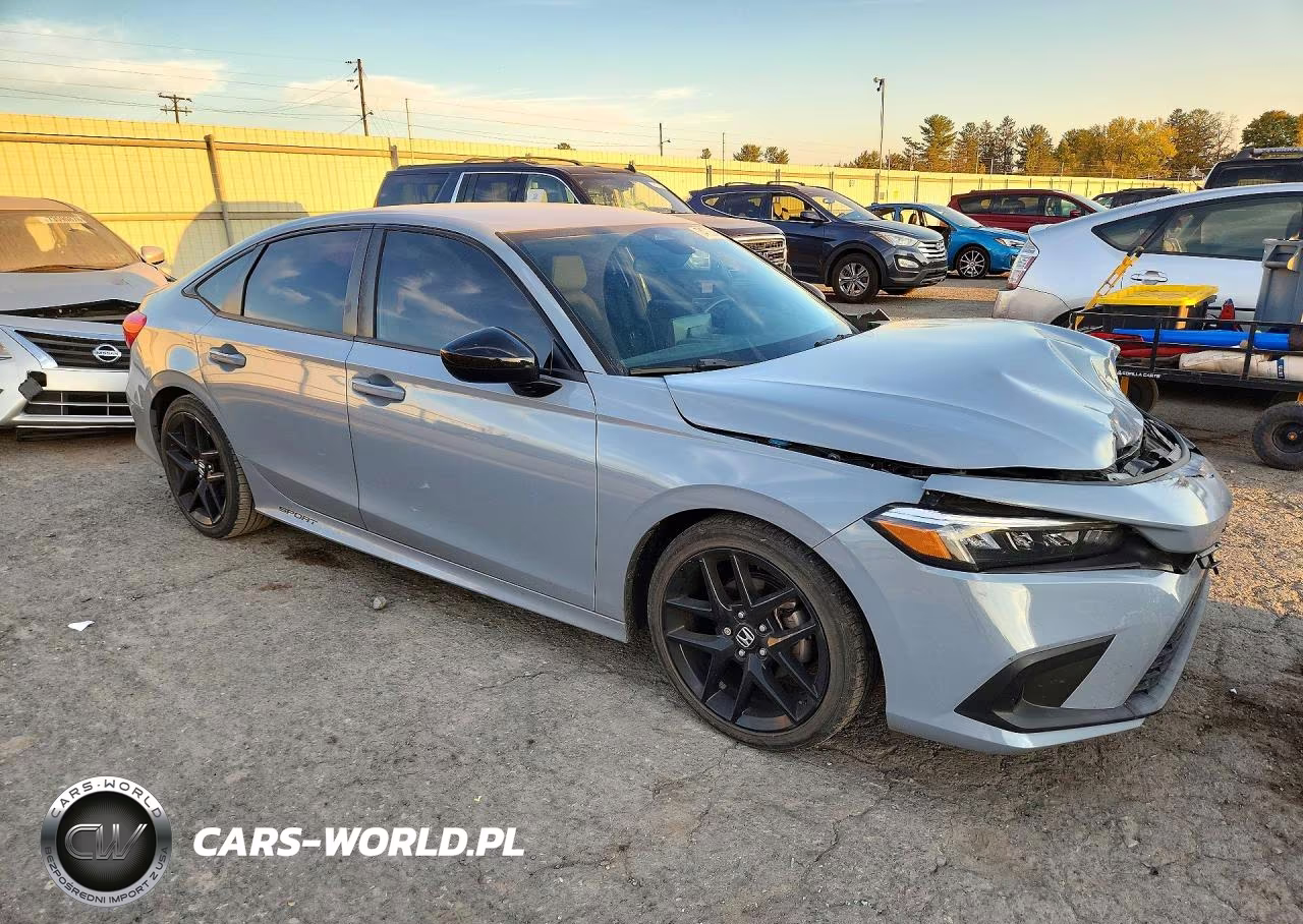 2022 Honda Civic Sport VIN:2HGFE2F51NH545204 - 4