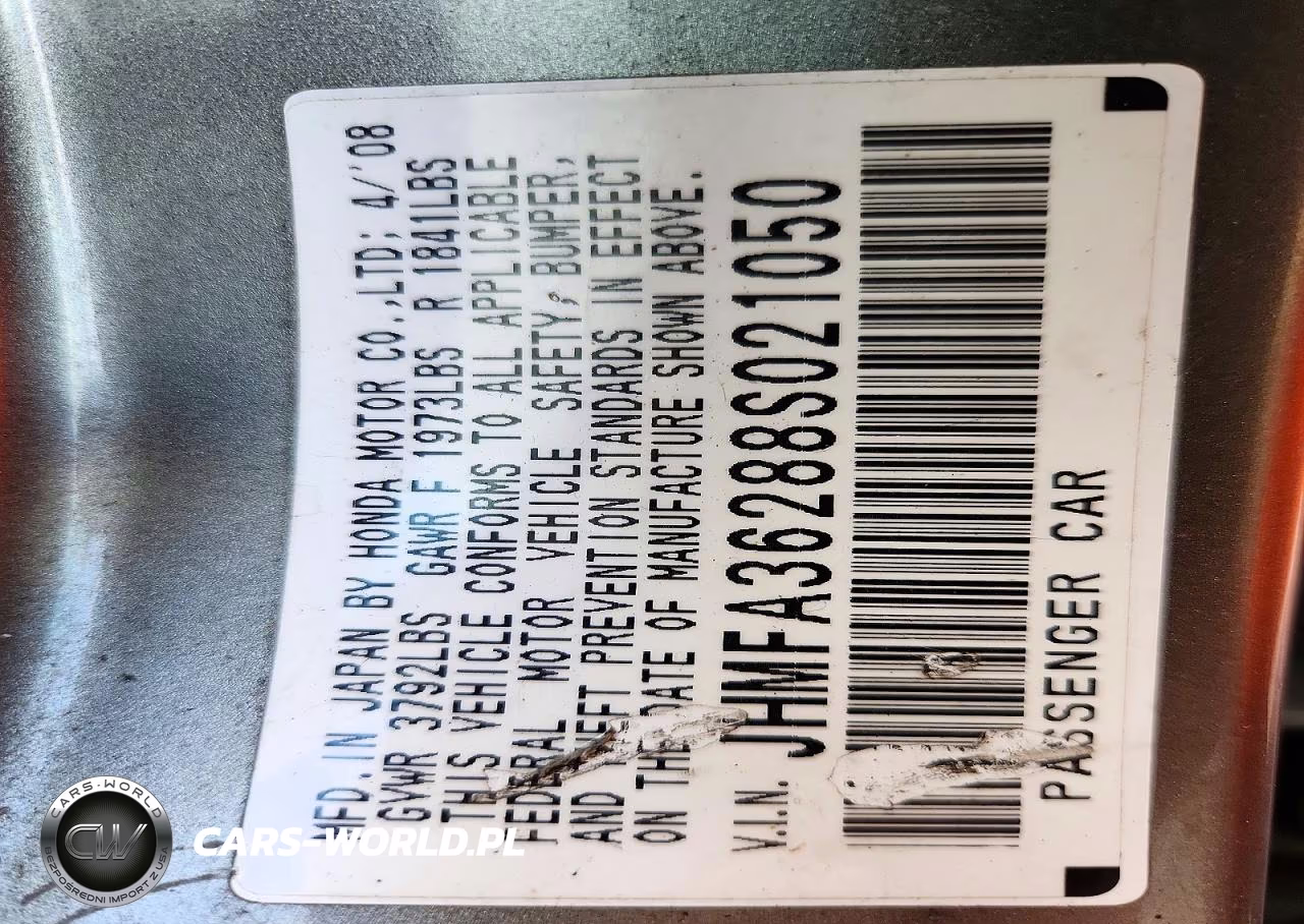 2008 Honda Civic Hybrid VIN:JHMFA36288S021050 - 12