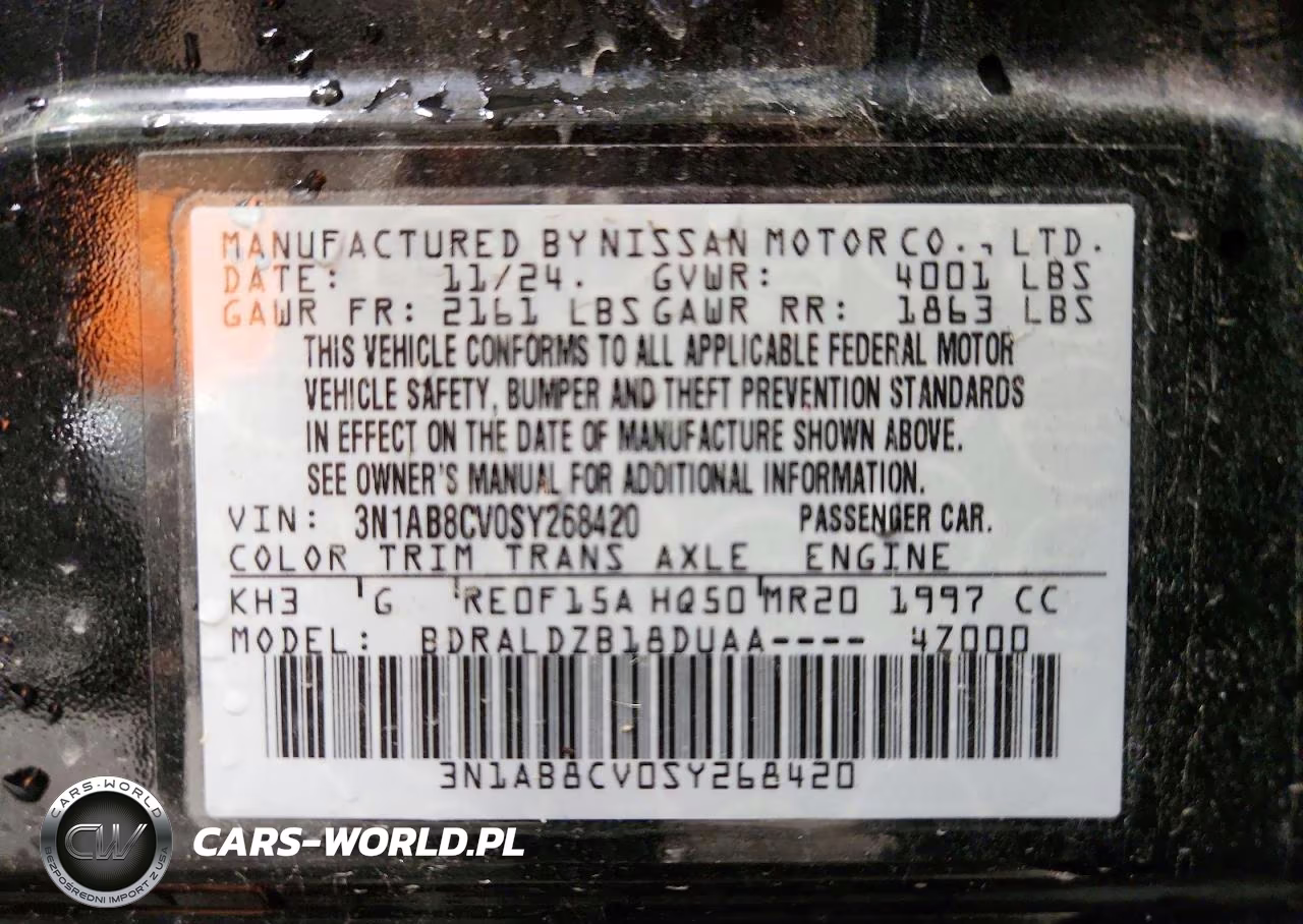 2025 Nissan Sentra Sv VIN:3N1AB8CV0SY268420 - 13