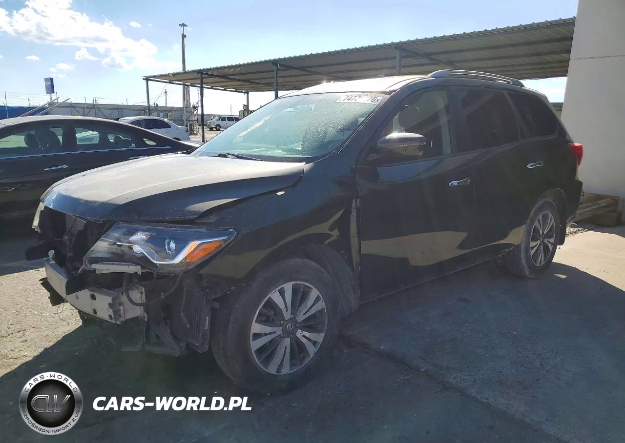2017 Nissan Pathfinder Sv VIN:5N1DR2MN8HC668336 - 1