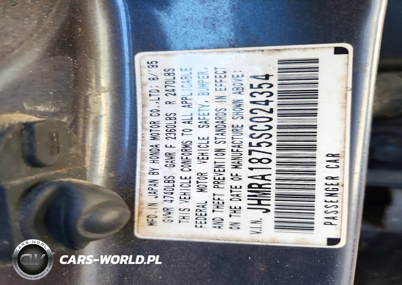 1995 Honda Odyssey Ex VIN:JHMRA1875SC024354 - 13