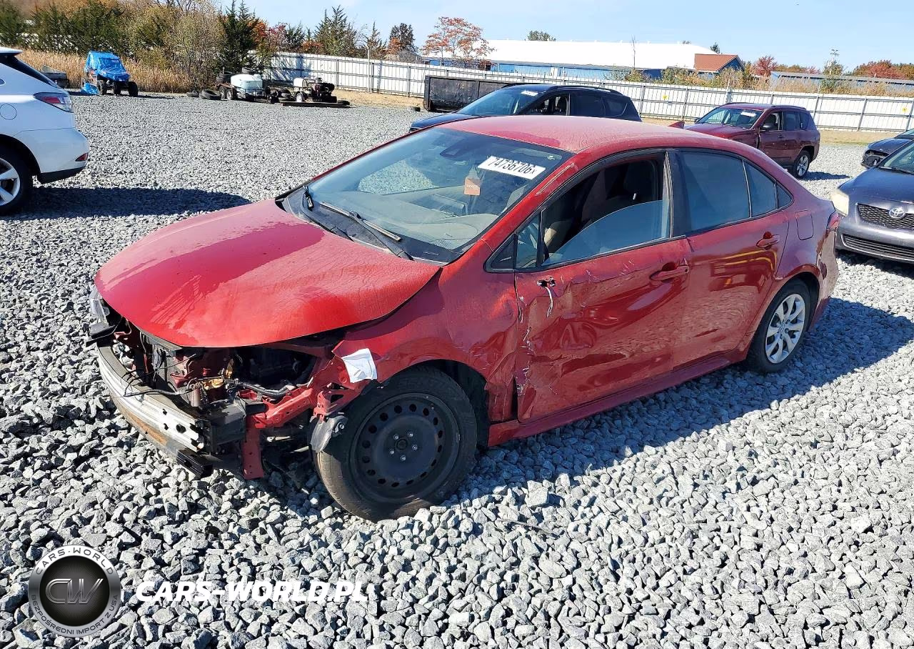 2021 Toyota Corolla Le VIN:JTDEPMAE7MJ187630 - 1
