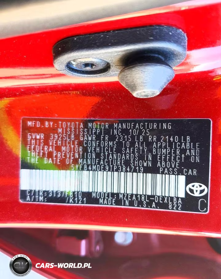 2026 Toyota Corolla Le VIN:5YFB4MDE9TP384719 - 13