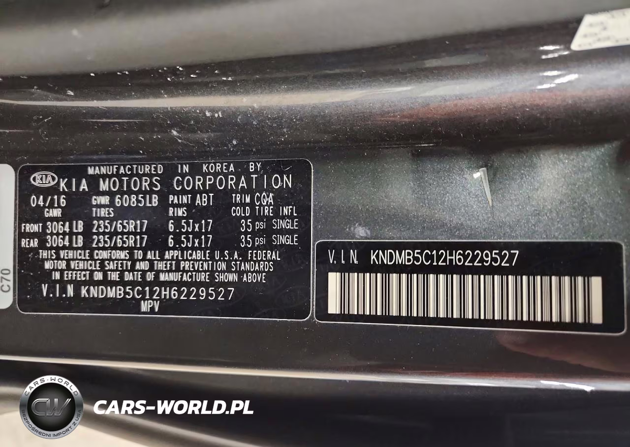2017 Kia Sedona Lx VIN:KNDMB5C12H6229527 - 13