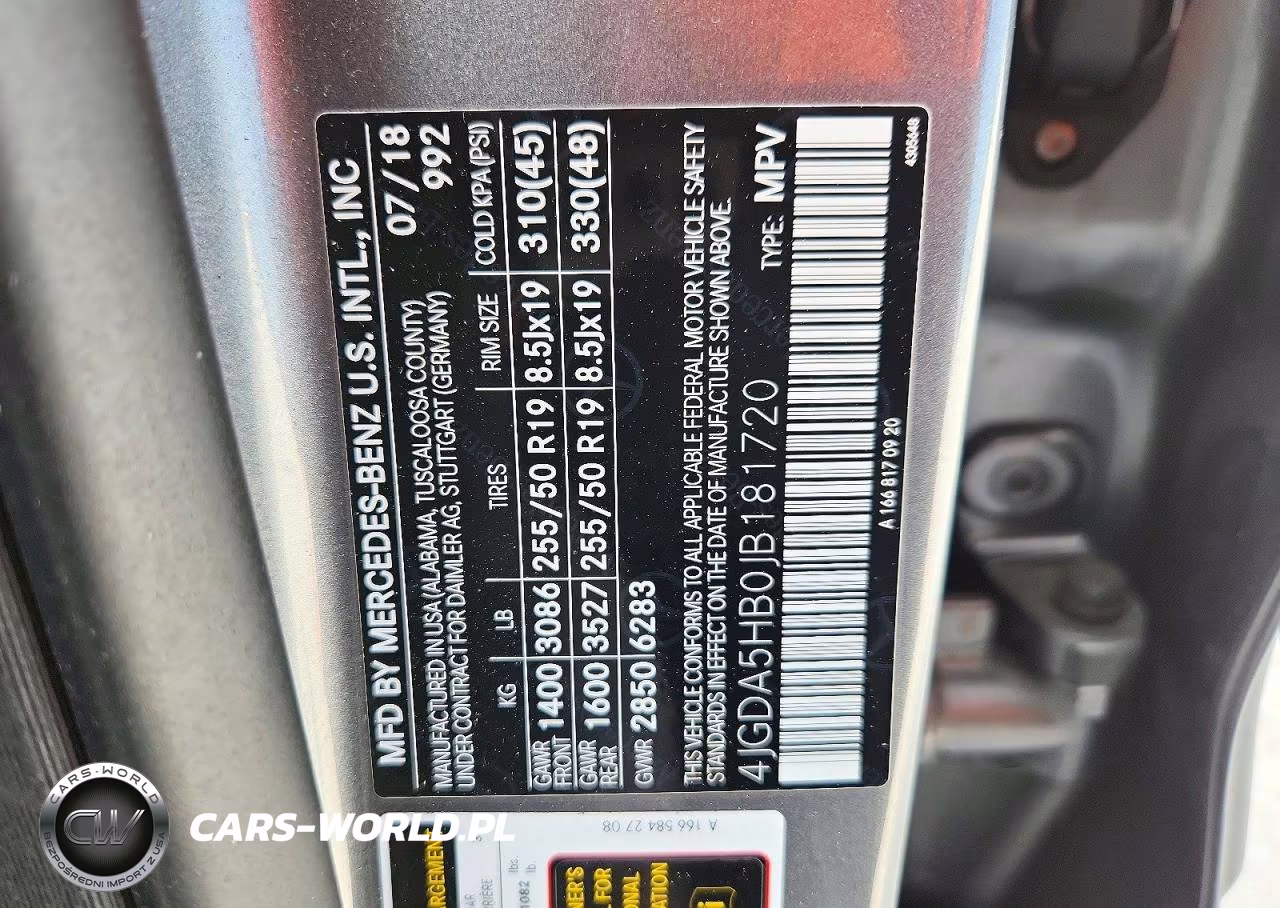 2018 Mercedes-Benz Gle 350 4Matic VIN:4JGDA5HB0JB181720 - 13