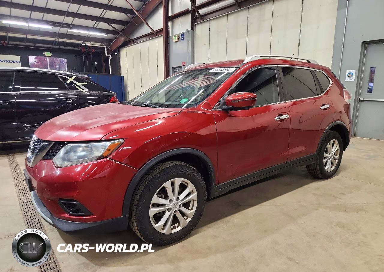 2016 Nissan Rogue Sv VIN:KNMAT2MV4GP634071 - 1