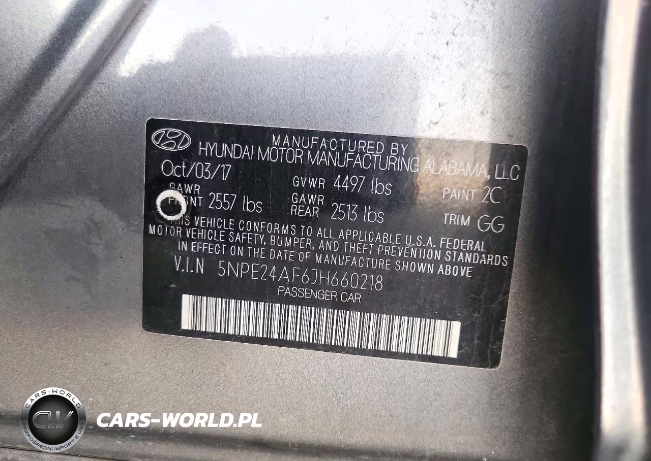 2018 Hyundai Sonata Se VIN:5NPE24AF6JH660218 - 12