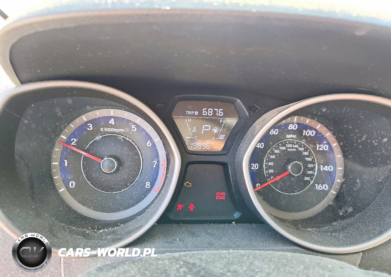2014 Hyundai Elantra Se VIN:KMHDH4AE9EU215416 - 9