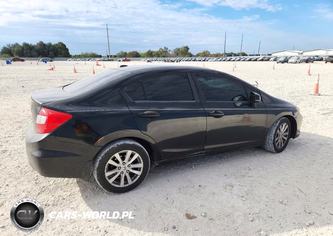 2012 Honda Civic Exl VIN:2HGFB2F98CH505405 - 3