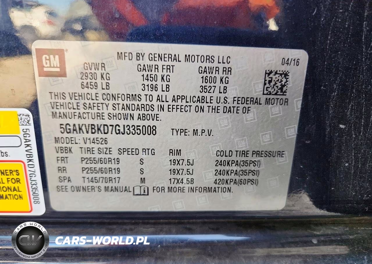 2016 Buick Enclave VIN:5GAKVBKD7GJ335008 - 13