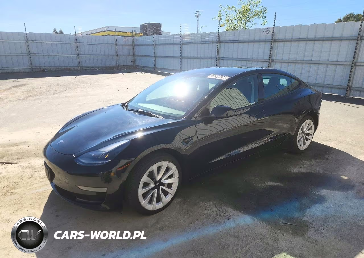 2022 Tesla Model 3 VIN:5YJ3E1EA1NF291302 - 1
