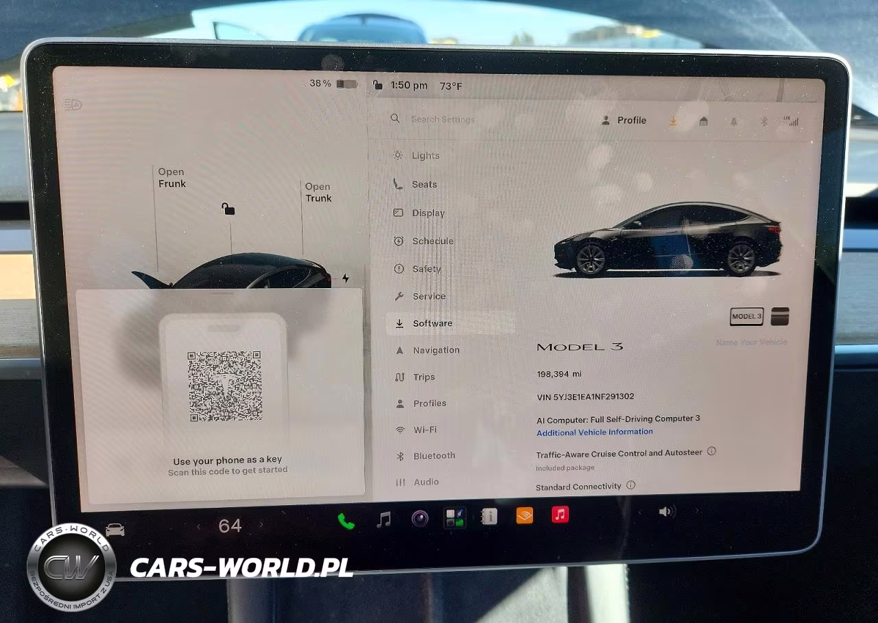 2022 Tesla Model 3 VIN:5YJ3E1EA1NF291302 - 9