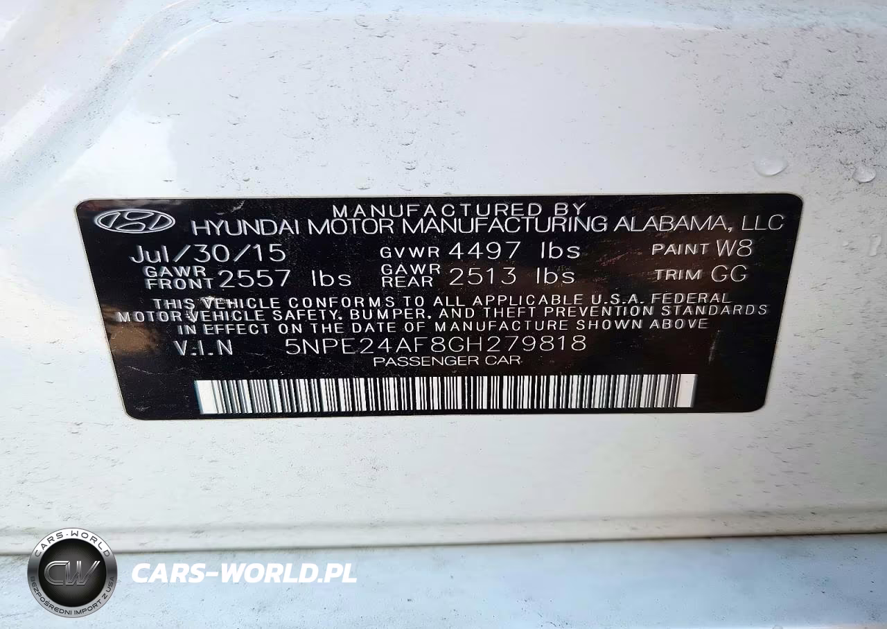 2016 Hyundai Sonata Se VIN:5NPE24AF8GH279818 - 12
