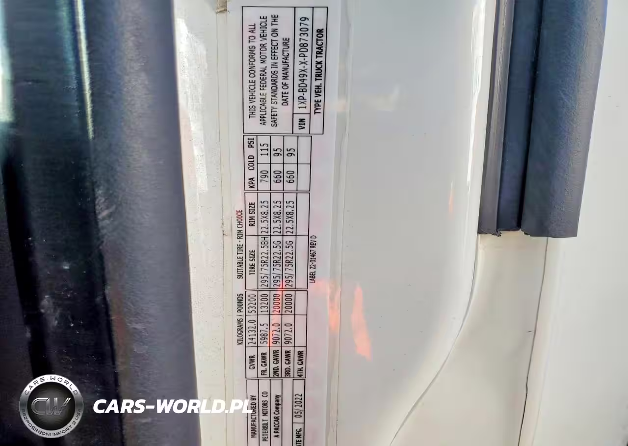 2023 Pntw 579 - Semi Truck VIN:1XPBD49XXPD873079 - 10
