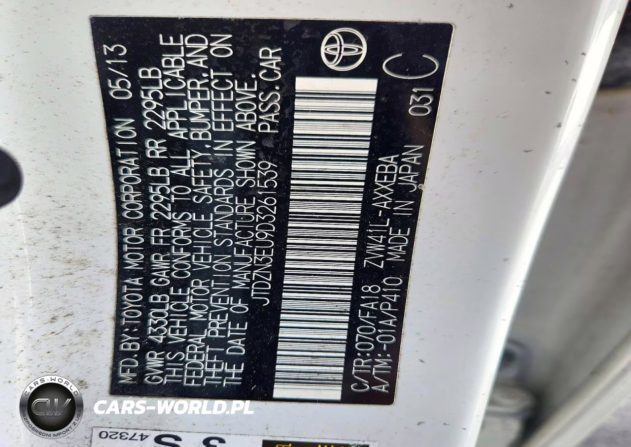 2013 Toyota Prius V Three VIN:JTDZN3EU9D3261539 - 12