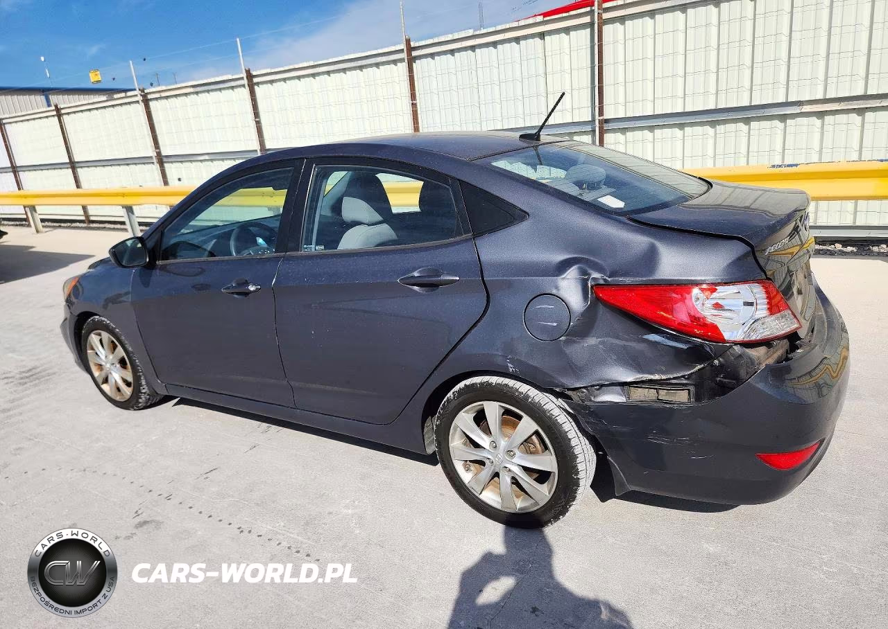 2012 Hyundai Accent Gls VIN:KMHCU4AE9CU159885 - 2